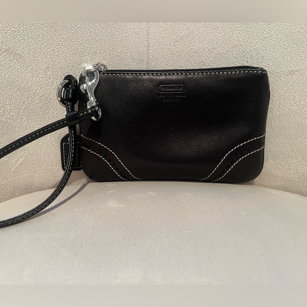 Coach Leather Wristlet